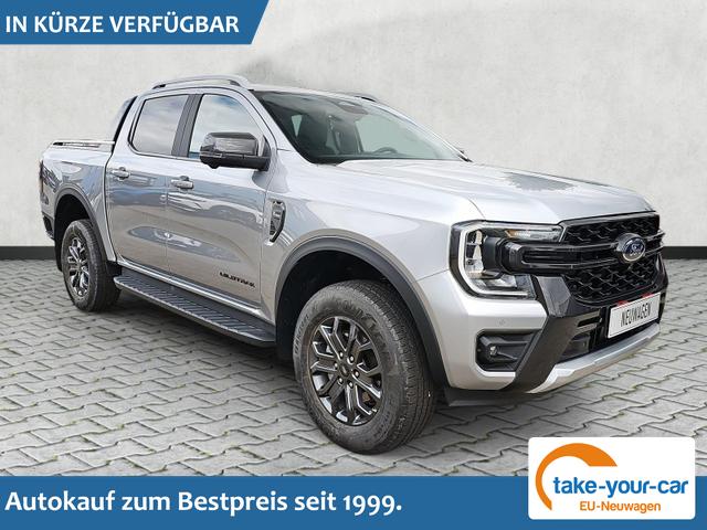 Ford Ranger - Wildtrak e-4WD Doppelkabine DoKa 360grad elRollo AHK ACC 5JG Vorlauffahrzeug