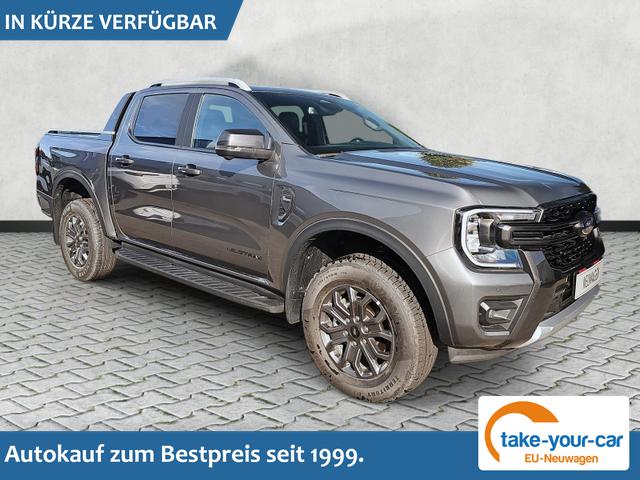 Ford Ranger - Wildtrak e-4WD Doppelkabine DoKa 360grad elRollo AHK ACC 5JG Vorlauffahrzeug