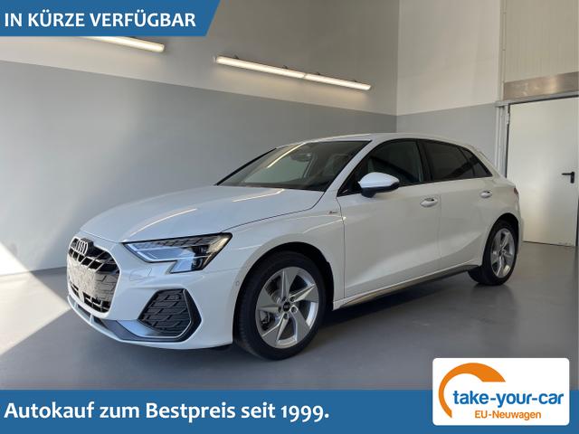 Audi A3 Sportback - S line TFSI quattro GV3+AHK+Navi+Cam+eHeck+Sound+ACC+ParkAssist+Komfort Vorlauffahrzeug