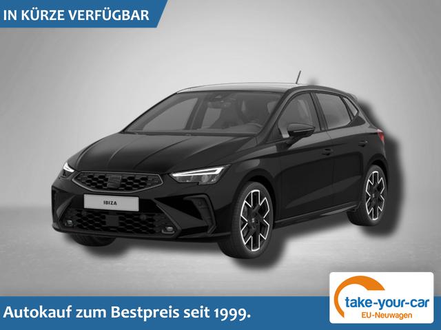 Seat Ibiza - FR Black Edition 1.0 TSI 7-Gang-DSG Vorlauffahrzeug