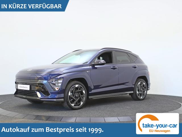 Hyundai KONA Elektro - N-Line 64,8 kWh / Bose ACC PDC V&H + Kamera Keyless Sitz Lenkradheiz. LED Alu 19" Vorlauffahrzeug