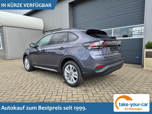 Volkswagen Taigo - 1.0 TSI 116PS DSG Life LED-Matrix-Scheinwerfer Klimaautomatik Sitzheizung PDC R&uuml;ckf.Kamera 17-LM abged.Scheiben 2xKeyless DAB+ Bluetooth Touchscreen Apple CarPlay Android Auto Vorlauffahrzeug