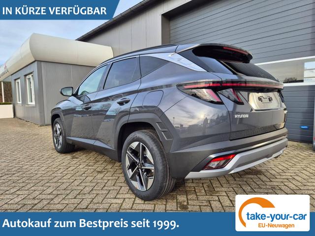 Hyundai TUCSON - Trend 1.6 T-GDI 150PS Automatik TZ 2026 Teil-Leder Sitzheizung v+h Lenkradheizung Klimaautomatik Navi Touchscreen DAB+ Apple CarPlay + Android Auto PDC R&uuml;ckf.-Kamera Matrix-LED-Scheinw. Vorlauffahrzeug