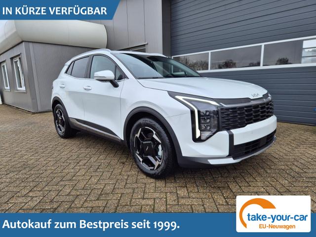 Kia Sportage - Spirit 1.6 T-GDI 150PS Automatik NEUES MODELL MY26 FACELIFT Teil-Leder 18"LM Sitzheizung v+h Lenkradheizung Klimaautomatik ACC Navi Bluetooth Touchscreen Apple CarPlay Android Auto PDC R&uuml;ckf.Kamera 2x Keyless Vorlauffahrzeug