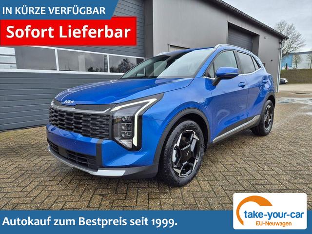 Kia Sportage - Spirit 1.6 T-GDI 150PS Automatik NEUES MODELL MY26 FACELIFT Teil-Leder 18"LM Sitzheizung v+h Lenkradheizung Klimaautomatik ACC Navi Bluetooth Touchscreen Apple CarPlay Android Auto PDC R&uuml;ckf.Kamera 2x Keyless Vorlauffahrzeug