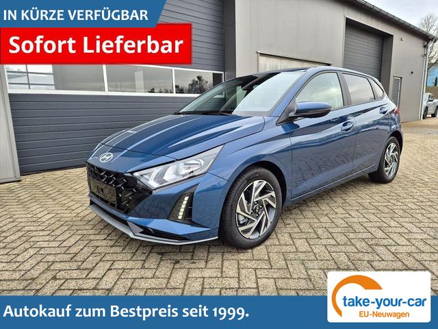 Hyundai i20 - 1.0 T-GDI 90PS Trend 5-t&uuml;rig Klimaautomatik Sitzheizung Lenkradheizung R&uuml;ckf.Kamera PDC Apple CarPlay Android Auto Tempomat Touchscreen 16"LM Vorlauffahrzeug