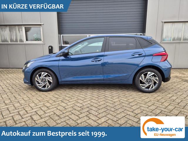 Hyundai i20 - 1.0 T-GDI 90PS Trend 5-t&uuml;rig Klimaautomatik Sitzheizung Lenkradheizung R&uuml;ckf.Kamera PDC Apple CarPlay Android Auto Tempomat Touchscreen 16"LM Vorlauffahrzeug