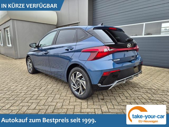 Hyundai i20 - 1.0 T-GDI 90PS Trend 5-t&uuml;rig Klimaautomatik Sitzheizung Lenkradheizung R&uuml;ckf.Kamera PDC Apple CarPlay Android Auto Tempomat Touchscreen 16"LM Vorlauffahrzeug