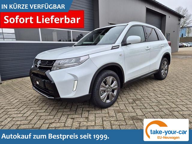 Suzuki Vitara - Comfort 110PS Automatik MHEV 1.4 Boosterjet Klimaautomatik Sitzheizung Navi ACC PDC R&uuml;ckf.Kamera Suzuki-Radio Apple CarPlay Android Auto Touchscreen 2xKeyless 17-LM Vorlauffahrzeug