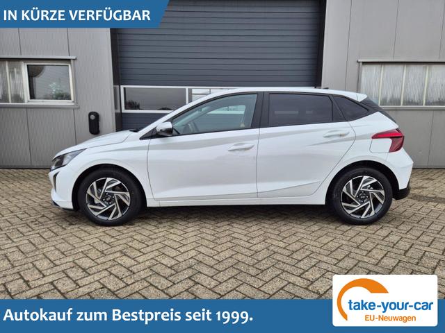 Hyundai i20 - 1.0 T-GDI 90PS Trend 5-t&uuml;rig Klimaautomatik Sitzheizung Lenkradheizung R&uuml;ckf.Kamera PDC Apple CarPlay Android Auto Tempomat Touchscreen 16"LM Vorlauffahrzeug