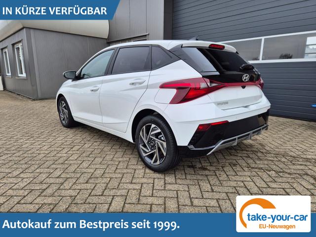 Hyundai i20 - 1.0 T-GDI 90PS Trend 5-t&uuml;rig Klimaautomatik Sitzheizung Lenkradheizung R&uuml;ckf.Kamera PDC Apple CarPlay Android Auto Tempomat Touchscreen 16"LM Vorlauffahrzeug