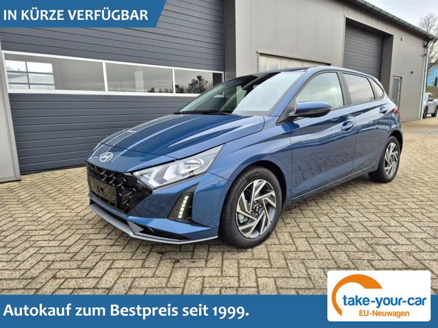 Hyundai i20 - 1.0 T-GDI 90PS Trend 5-t&uuml;rig Klimaautomatik Sitzheizung Lenkradheizung R&uuml;ckf.Kamera PDC Apple CarPlay Android Auto Tempomat Touchscreen 16"LM Vorlauffahrzeug