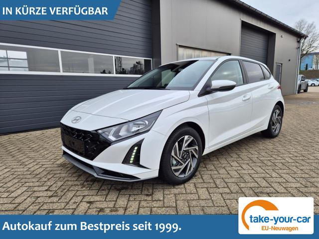 Hyundai i20 - 1.0 T-GDI 90PS Trend 5-t&uuml;rig Klimaautomatik Sitzheizung Lenkradheizung R&uuml;ckf.Kamera PDC Apple CarPlay Android Auto Tempomat Touchscreen 16"LM Vorlauffahrzeug