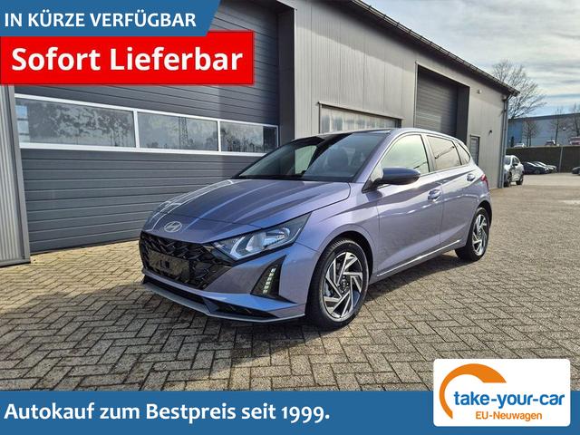 Hyundai i20 - 1.0 T-GDI 90PS Trend Automatik 5-t&uuml;rig Klimaautomatik Sitzheizung Lenkradheizung R&uuml;ckf.Kamera PDC Apple CarPlay Android Auto Tempomat Touchscreen 16"LM Vorlauffahrzeug