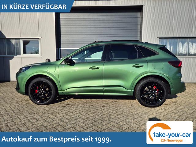 Ford Kuga - ST-Line X 243PS PHEV Automatik Black Package Matrix-LED schwenkb. AHK elektr. PanoDach Sitzheizung v+h Lenkradheizung Frontscheibe beheizb. Navi SYNC4 Apple CarPlay Android Auto Touchscreen PDC 4xKamera 2xKeyless B+O Sound 20"LM vollelektr. Reic Vorlauffahrzeug