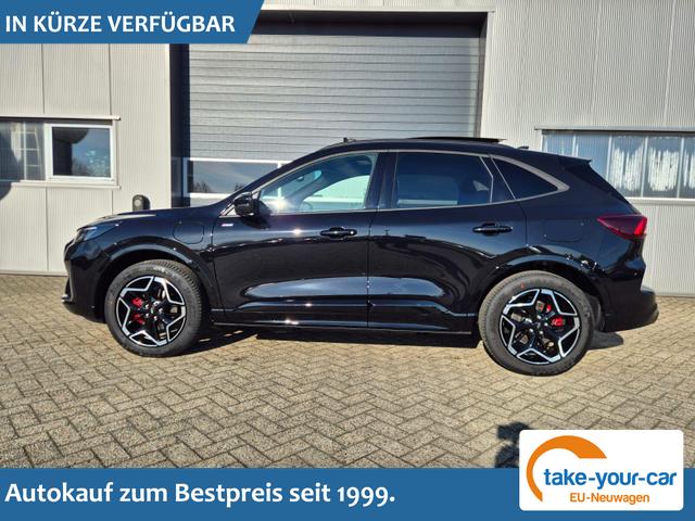 Ford Kuga - ST-Line X 243PS PHEV Automatik Matrix-LED schwenkb. AHK elektr. PanoDach Sitzheizung v+h Lenkradheizung Frontscheibe beheizb. Navi SYNC4 Apple CarPlay Android Auto Touchscreen PDC 4xKamera 2xKeyless B+O Sound 19"LM vollelektr. Reichweite 65KM Vorlauffahrzeug