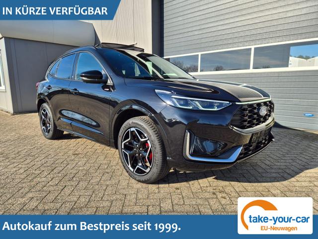 Ford Kuga - ST-Line X 243PS PHEV Automatik Matrix-LED schwenkb. AHK elektr. PanoDach Sitzheizung v+h Lenkradheizung Frontscheibe beheizb. Navi SYNC4 Apple CarPlay Android Auto Touchscreen PDC 4xKamera 2xKeyless B+O Sound 19"LM vollelektr. Reichweite 65KM Vorlauffahrzeug