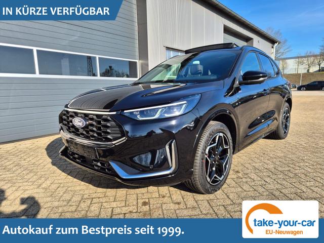 Ford Kuga - ST-Line X 243PS PHEV Automatik Matrix-LED schwenkb. AHK elektr. PanoDach Sitzheizung v+h Lenkradheizung Frontscheibe beheizb. Navi SYNC4 Apple CarPlay Android Auto Touchscreen PDC 4xKamera 2xKeyless B+O Sound 19"LM vollelektr. Reichweite 65KM Vorlauffahrzeug