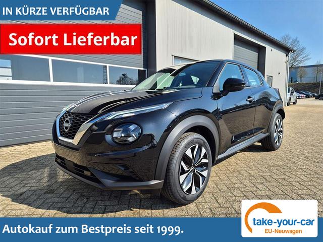 Nissan Juke - 1.0 DIG-T 114PS Acenta Klimaautomatik Sitzheizung R&uuml;ckf.Kamera Bluetooth Touchscreen wireless Apple CarPlay Android Auto Vorlauffahrzeug