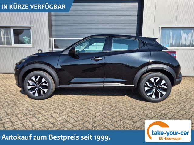 Nissan Juke - 1.0 DIG-T 114PS Acenta Klimaautomatik Sitzheizung R&uuml;ckf.Kamera Bluetooth Touchscreen wireless Apple CarPlay Android Auto Vorlauffahrzeug