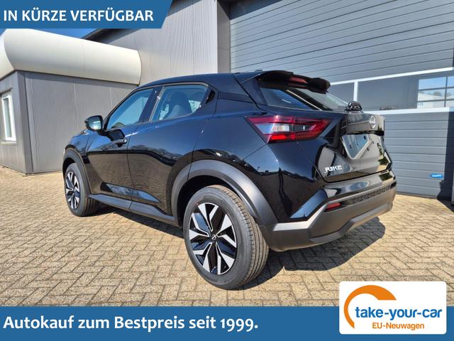 Nissan Juke - 1.0 DIG-T 114PS Acenta Klimaautomatik Sitzheizung R&uuml;ckf.Kamera Bluetooth Touchscreen wireless Apple CarPlay Android Auto Vorlauffahrzeug