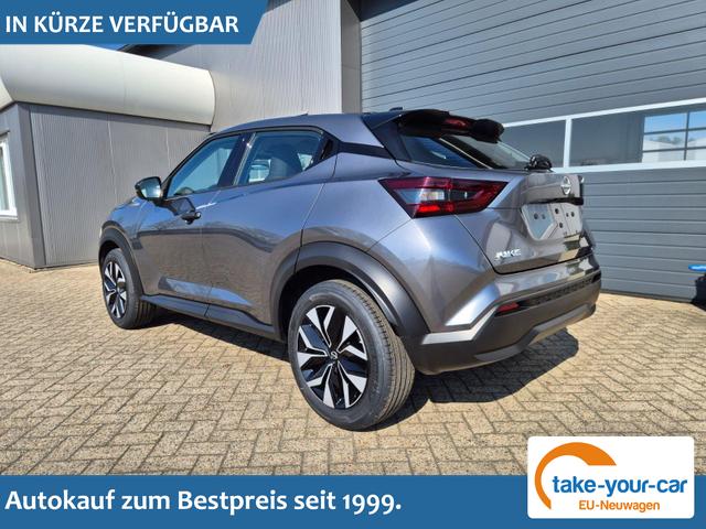 Nissan Juke - 1.0 DIG-T 114PS Acenta Klimaautomatik Sitzheizung R&uuml;ckf.Kamera Bluetooth Touchscreen wireless Apple CarPlay Android Auto Vorlauffahrzeug