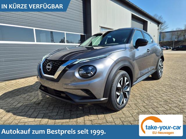 Nissan Juke - 1.0 DIG-T 114PS Acenta Klimaautomatik Sitzheizung R&uuml;ckf.Kamera Bluetooth Touchscreen wireless Apple CarPlay Android Auto Vorlauffahrzeug