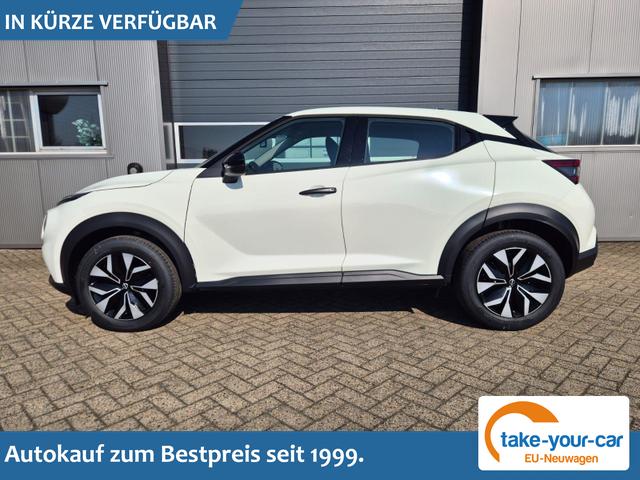 Nissan Juke - 1.0 DIG-T 114PS Acenta Klimaautomatik Sitzheizung R&uuml;ckf.Kamera Bluetooth Touchscreen wireless Apple CarPlay Android Auto Vorlauffahrzeug