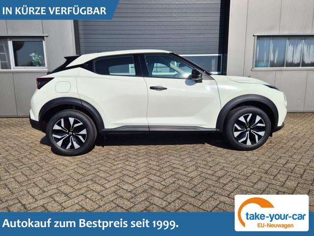 Nissan Juke - 1.0 DIG-T 114PS Acenta Klimaautomatik Sitzheizung R&uuml;ckf.Kamera Bluetooth Touchscreen wireless Apple CarPlay Android Auto Vorlauffahrzeug