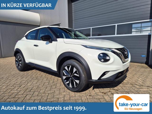 Nissan Juke - 1.0 DIG-T 114PS Acenta Klimaautomatik Sitzheizung R&uuml;ckf.Kamera Bluetooth Touchscreen wireless Apple CarPlay Android Auto Vorlauffahrzeug
