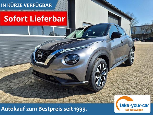 Nissan Juke - 1.0 DIG-T 114PS Acenta Klimaautomatik Sitzheizung R&uuml;ckf.Kamera Bluetooth Touchscreen wireless Apple CarPlay Android Auto Vorlauffahrzeug