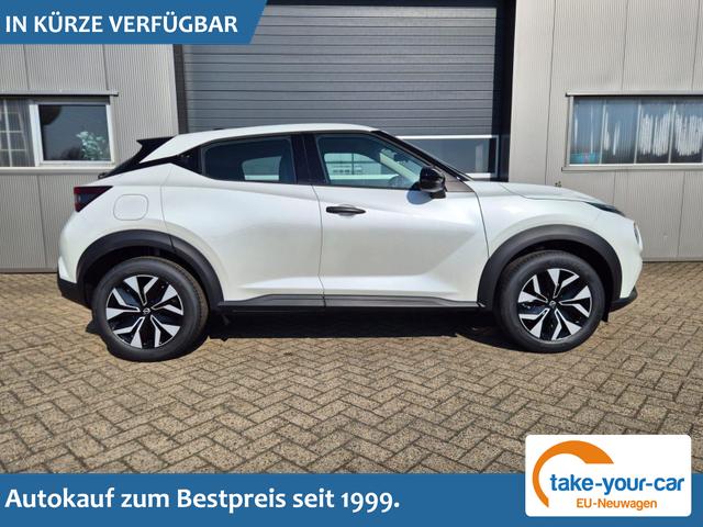 Nissan Juke - 1.0 DIG-T 114PS Acenta Klimaautomatik Sitzheizung R&uuml;ckf.Kamera Bluetooth Touchscreen wireless Apple CarPlay Android Auto Vorlauffahrzeug