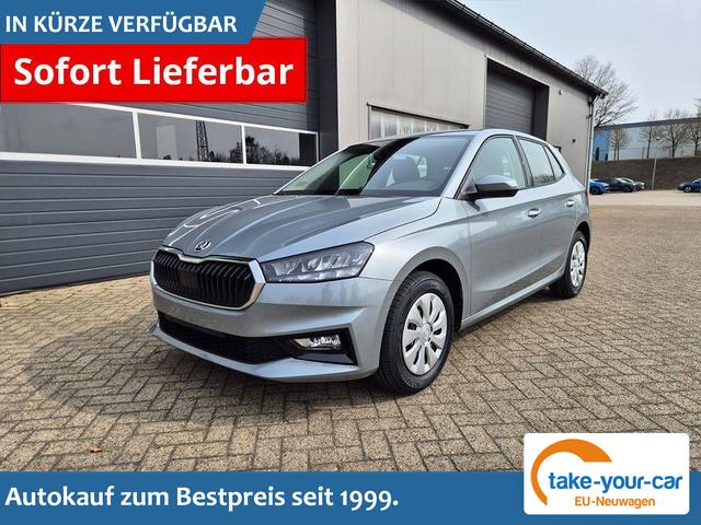 Skoda Fabia - 1.0 TSI 95PS Selection 5-t&uuml;rig R&uuml;ckf.Kamera Parksensoren Sitzheizung Multifunktionslenkrad Klima Skoda-Radio Bluetooth Touchscreen Tempomat Nebelsch. Apple CarPlay + Android Auto Vorlauffahrzeug