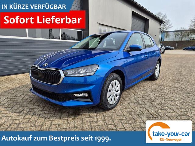 Skoda Fabia - 1.0 TSI 95PS Selection 5-t&uuml;rig R&uuml;ckf.Kamera Parksensoren Sitzheizung Multifunktionslenkrad Klima Skoda-Radio Bluetooth Touchscreen Tempomat Nebelsch. Apple CarPlay + Android Auto Vorlauffahrzeug