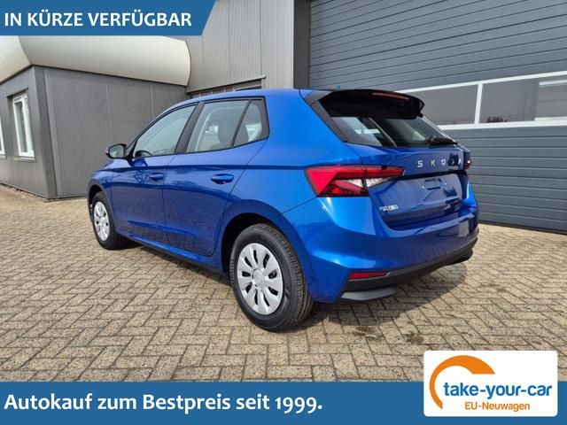 Skoda Fabia - 1.0 TSI 95PS Selection 5-t&uuml;rig R&uuml;ckf.Kamera Parksensoren Sitzheizung Multifunktionslenkrad Klima Skoda-Radio Bluetooth Touchscreen Tempomat Nebelsch. Apple CarPlay + Android Auto Vorlauffahrzeug