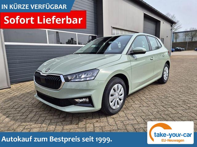 Skoda Fabia - 1.0 TSI 95PS Selection 5-t&uuml;rig R&uuml;ckf.Kamera Parksensoren Sitzheizung Multifunktionslenkrad Klima Skoda-Radio Bluetooth Touchscreen Tempomat Nebelsch. Apple CarPlay + Android Auto Vorlauffahrzeug
