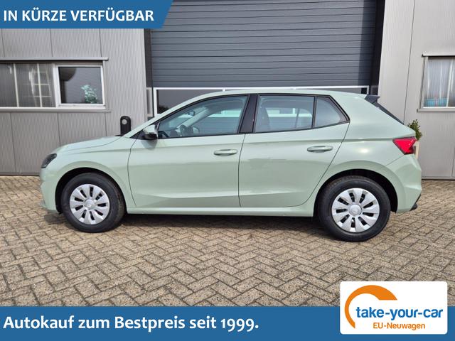 Skoda Fabia - 1.0 TSI 95PS Selection 5-t&uuml;rig R&uuml;ckf.Kamera Parksensoren Sitzheizung Multifunktionslenkrad Klima Skoda-Radio Bluetooth Touchscreen Tempomat Nebelsch. Apple CarPlay + Android Auto Vorlauffahrzeug