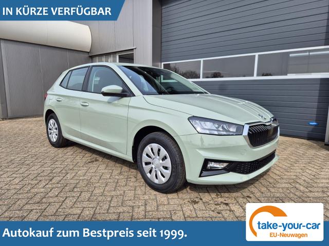 Skoda Fabia - 1.0 TSI 95PS Selection 5-t&uuml;rig R&uuml;ckf.Kamera Parksensoren Sitzheizung Multifunktionslenkrad Klima Skoda-Radio Bluetooth Touchscreen Tempomat Nebelsch. Apple CarPlay + Android Auto Vorlauffahrzeug