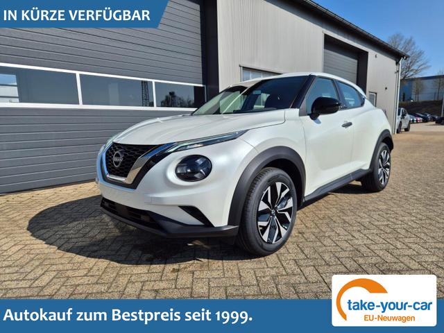 Nissan Juke - 1.0 DIG-T 114PS Acenta Klimaautomatik Sitzheizung R&uuml;ckf.Kamera Bluetooth Touchscreen wireless Apple CarPlay Android Auto Vorlauffahrzeug