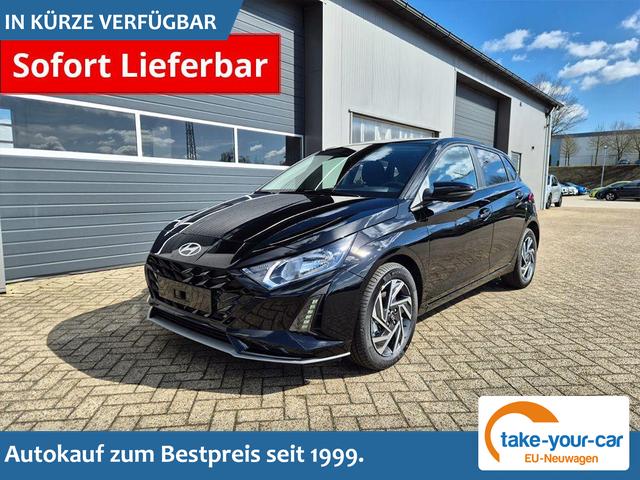 Hyundai i20 - 1.0 T-GDI 90PS Trend 5-t&uuml;rig Klimaautomatik Sitzheizung Lenkradheizung R&uuml;ckf.Kamera PDC Apple CarPlay Android Auto Tempomat Touchscreen 16"LM Vorlauffahrzeug