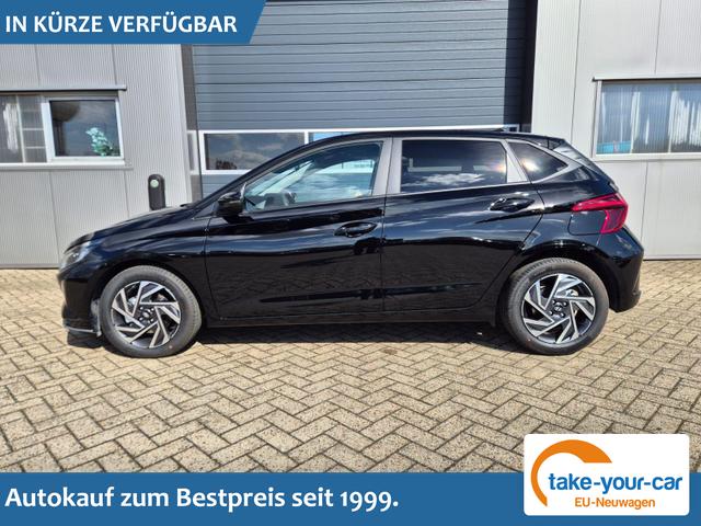 Hyundai i20 - 1.0 T-GDI 90PS Trend 5-t&uuml;rig Klimaautomatik Sitzheizung Lenkradheizung R&uuml;ckf.Kamera PDC Apple CarPlay Android Auto Tempomat Touchscreen 16"LM Vorlauffahrzeug