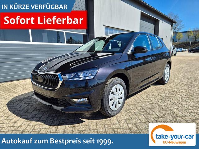Skoda Fabia - 1.0 TSI 95PS Selection 5-t&uuml;rig R&uuml;ckf.Kamera Parksensoren Sitzheizung Multifunktionslenkrad Klima Skoda-Radio Bluetooth Touchscreen Tempomat Nebelsch. Apple CarPlay + Android Auto Vorlauffahrzeug