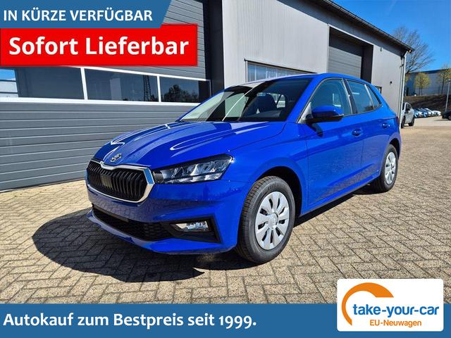 Skoda Fabia - 1.0 TSI 95PS Selection 5-t&uuml;rig R&uuml;ckf.Kamera Parksensoren Sitzheizung Multifunktionslenkrad Klima Skoda-Radio Bluetooth Touchscreen Tempomat Nebelsch. Apple CarPlay + Android Auto Vorlauffahrzeug