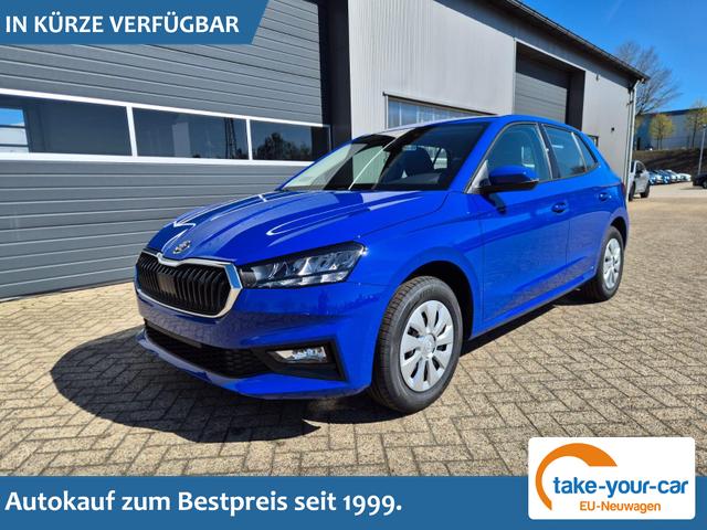 Skoda Fabia - 1.0 TSI 95PS Selection 5-t&uuml;rig R&uuml;ckf.Kamera Parksensoren Sitzheizung Multifunktionslenkrad Klima Skoda-Radio Bluetooth Touchscreen Tempomat Nebelsch. Apple CarPlay + Android Auto Vorlauffahrzeug