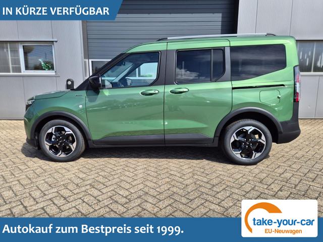 Ford Tourneo Courier - 1.0 EcoBoost 125PS Active Teil-Leder Sitzheizung Lenkradheizung Klimaautomatik PDC v+h R&uuml;ckf.-Kamera ACC TWA Frontscheibe beheizb. Ford-Navi SYNC4 Apple CarPlay + Android Auto Vorlauffahrzeug