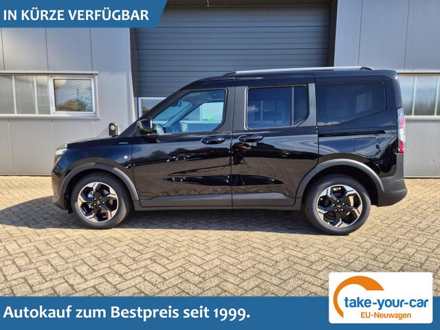 Ford Tourneo Courier - 1.0 EcoBoost 125PS Active Teil-Leder Sitzheizung Lenkradheizung Klimaautomatik PDC v+h R&uuml;ckf.-Kamera ACC TWA Frontscheibe beheizb. Ford-Navi SYNC4 Apple CarPlay + Android Auto Vorlauffahrzeug