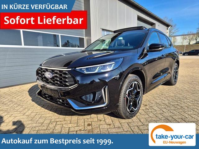 Ford Kuga - ST-Line X 243PS PHEV Automatik Matrix-LED schwenkb. AHK elektr. PanoDach Sitzheizung v+h Lenkradheizung Frontscheibe beheizb. Navi SYNC4 Apple CarPlay Android Auto Touchscreen PDC 4xKamera 2xKeyless B+O Sound 19"LM vollelektr. Reichweite 65KM Vorlauffahrzeug