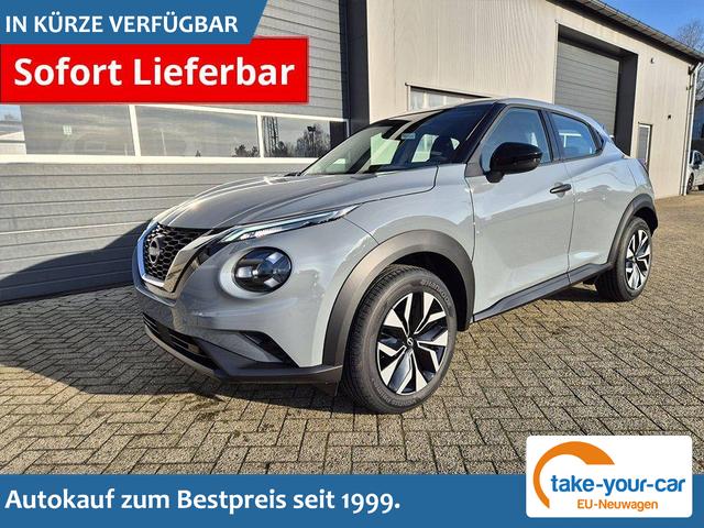 Nissan Juke - 1.0 DIG-T 114PS Acenta Klimaautomatik Sitzheizung R&uuml;ckf.Kamera Bluetooth Touchscreen wireless Apple CarPlay Android Auto Vorlauffahrzeug