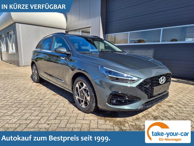 Hyundai i30 Kombi - 1.6 T-GDI 150PS Automatik Trend Sitzheizung Lenkradheizung Klimaautomatik PDC v+h R&uuml;ckf.Kamera Navi Apple CarPlay + Android Auto 16"LM Vorlauffahrzeug