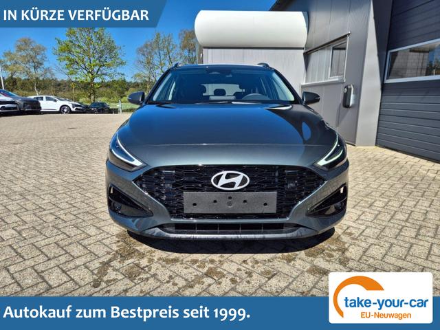 Hyundai i30 Kombi - 1.6 T-GDI 150PS Automatik Trend Sitzheizung Lenkradheizung Klimaautomatik PDC v+h R&uuml;ckf.Kamera Navi Apple CarPlay + Android Auto 16"LM Vorlauffahrzeug